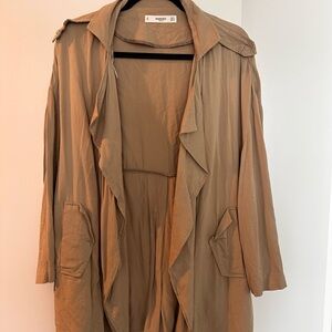Mango Women's Brown Trench Coat